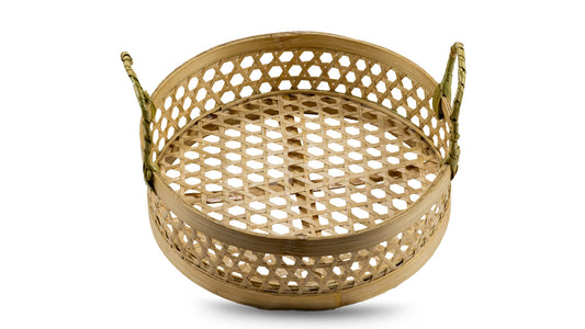 bamboo storage tray