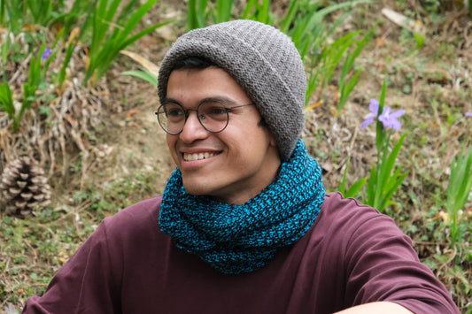 Very warm beanie grey