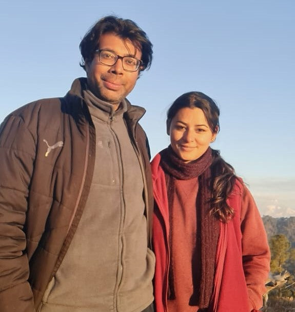 Tanuja and Anindya - team at Bakhli