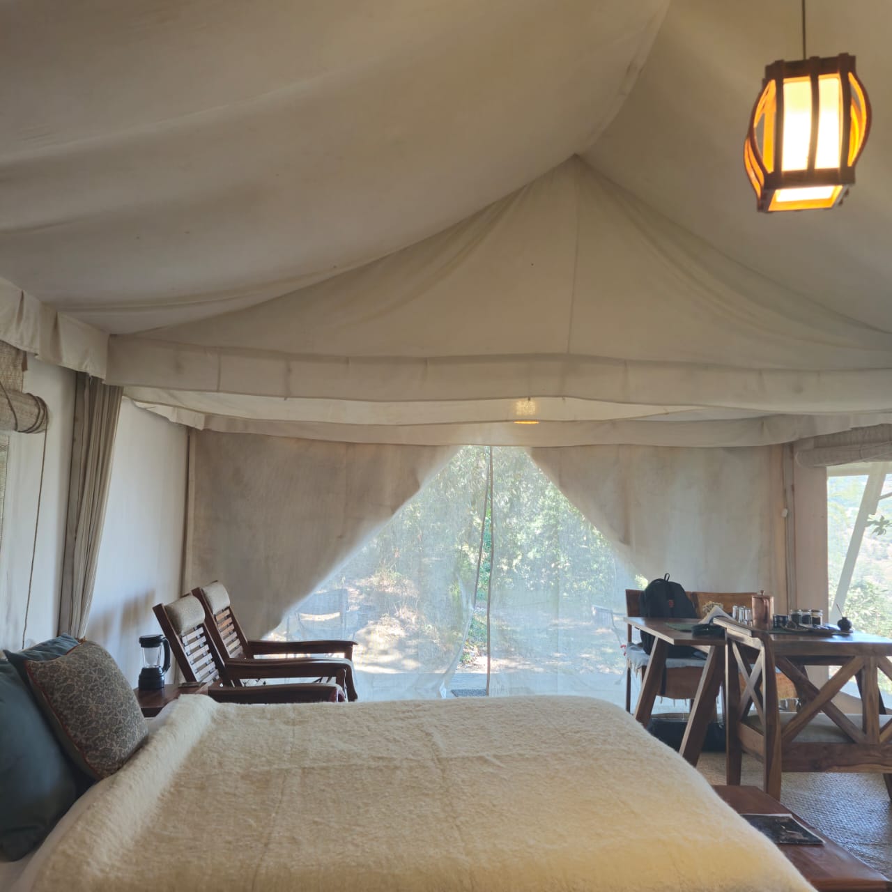 Thulma adorning Nayalap's tents