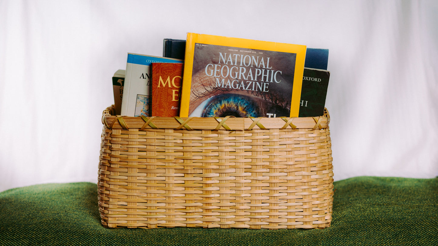 Bamboo Square Drawer Basket