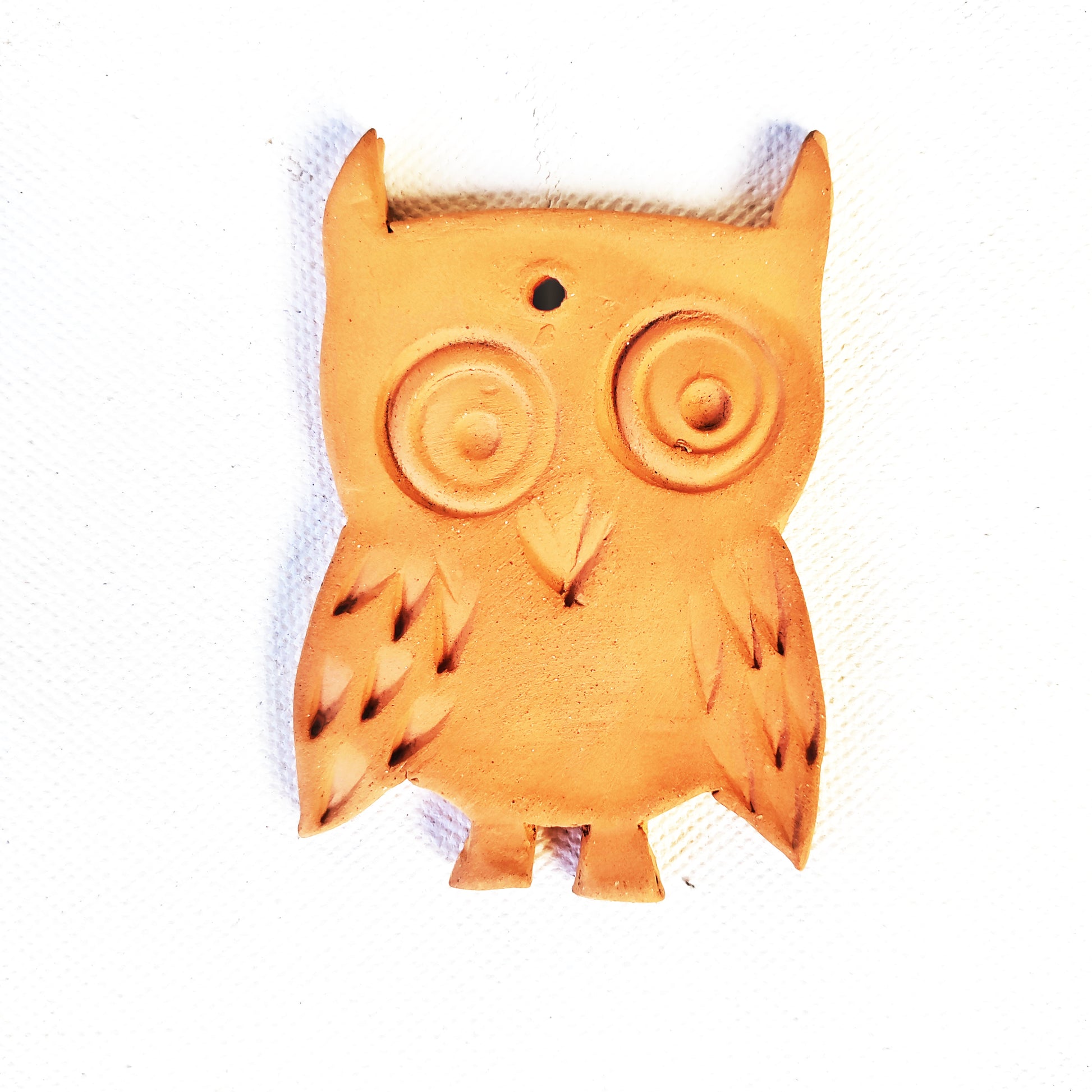 owl terracotta decorative ornament