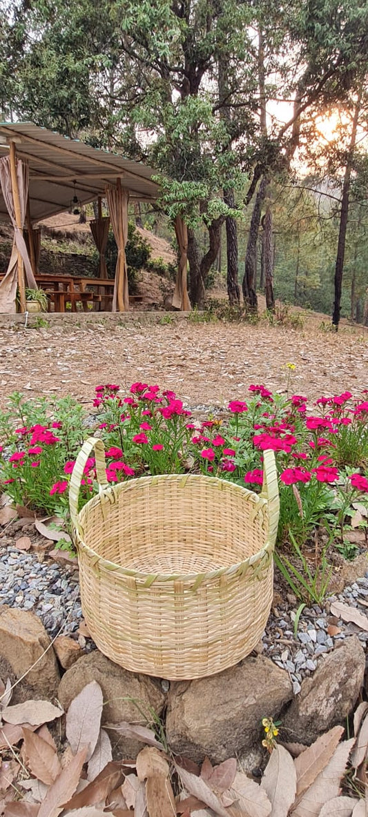 Round Basket for fruits with handle