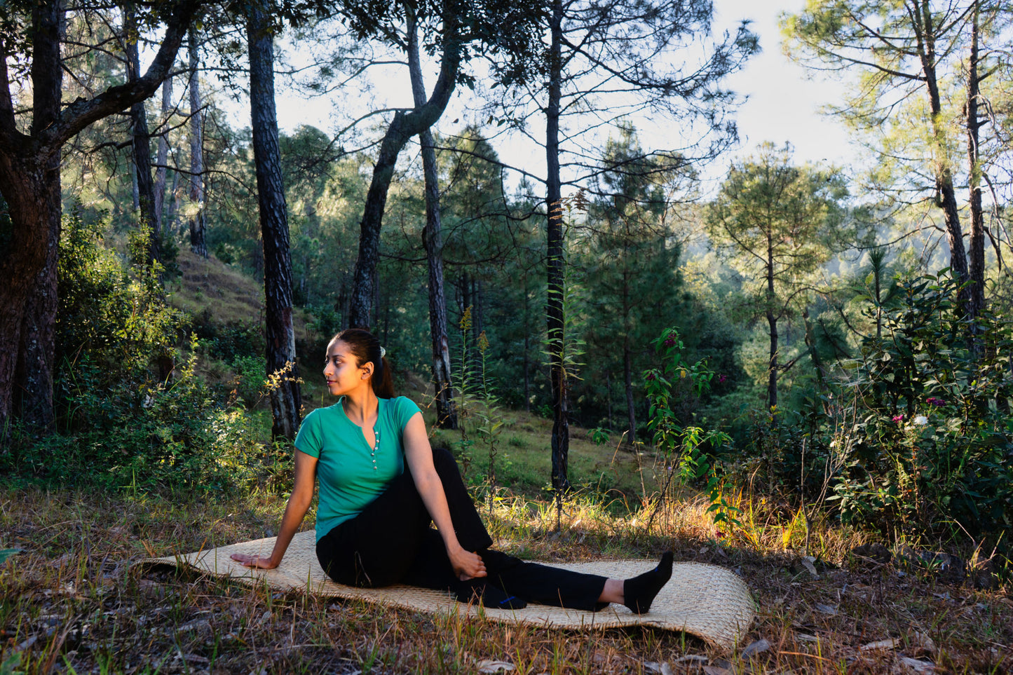 Handmade Ringal Yoga Mat | 6ft x 2ft 4in