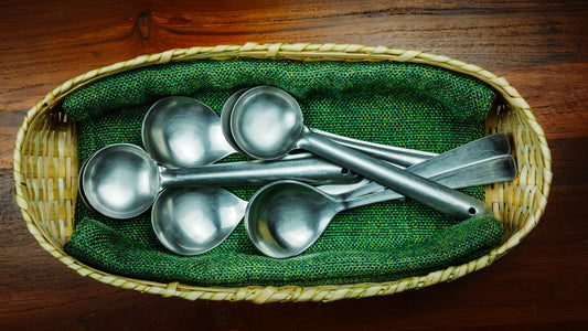Handmade Bamboo Utensils Organiser