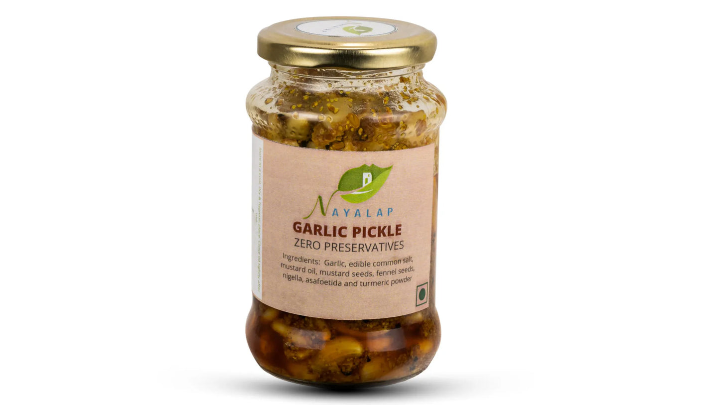 Garlic pickle zero artificial preservatives - 400 gm
